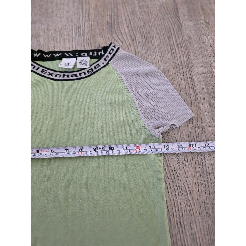 Armani Exchange Top Womens Size Medium‎ Y2K - Picture 6 of 8
